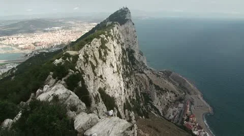 Rock of Gibraltar Stock-Footage 11343369