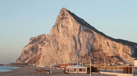 Rock of Gibraltar 库存影片 24767397