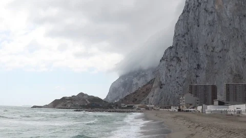 The Rock of Gibraltar Stock Footage 97207416