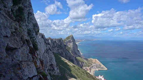 The Rock of Gibraltar Stock Footage 336615225
