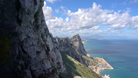 The Rock of Gibraltar Stock Footage 336615229