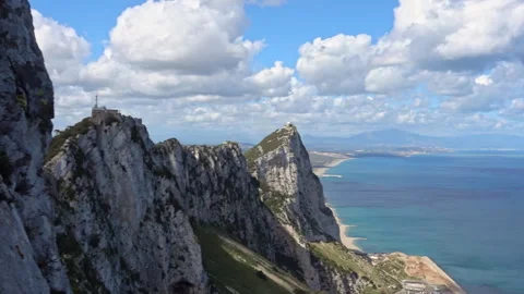 The Rock of Gibraltar Stock Footage 336615390