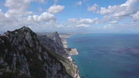 The Rock of Gibraltar Stock Footage 336619759