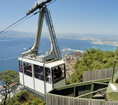 The rock of Gibraltar Stock Photos