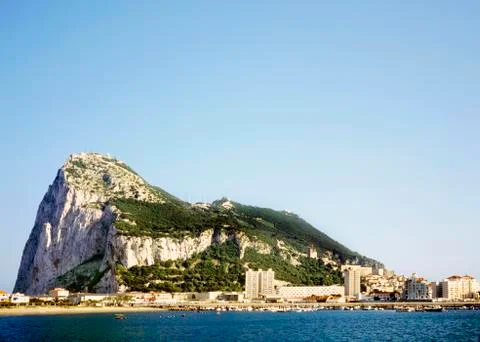 The rock of Gibraltar Stock Photos
