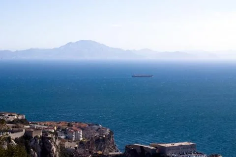 The Rock of Gibraltar Stock Photos