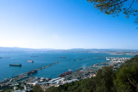 The Rock of Gibraltar Stock Photos
