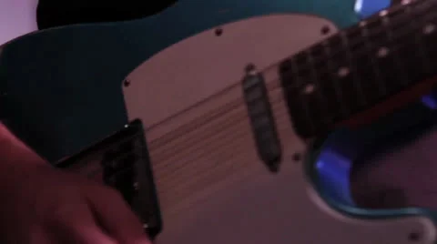 Rock guitar 004 Video stock 25852462
