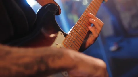 Rock guitar Stock Footage 98007890