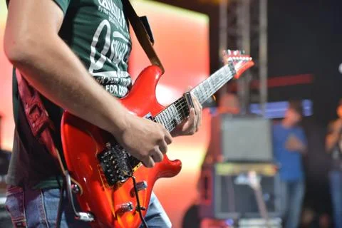 Rock guitar Stock Photos