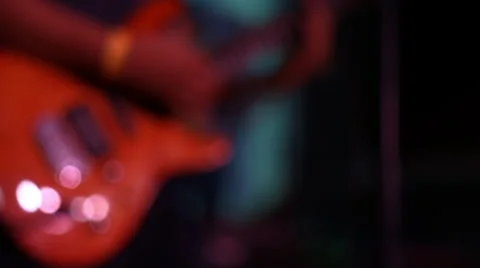 Rock Guitarrist Stock Footage 61250650
