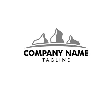 Rock hill logo vector illustration Stock Illustration