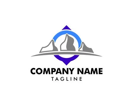 Rock hill logo vector illustration Stock Illustration