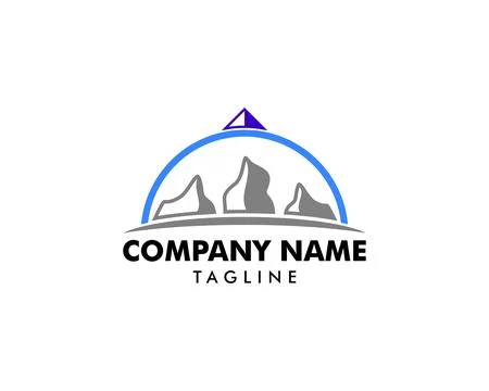 Rock hill logo vector illustration Stock Illustration