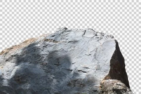 Rock isolated transparency background.. Stock-Fotos