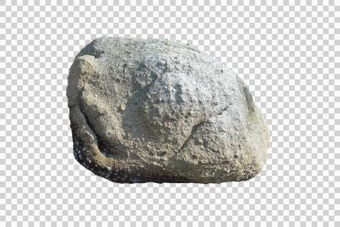 Rock isolated transparency background. Foto stock