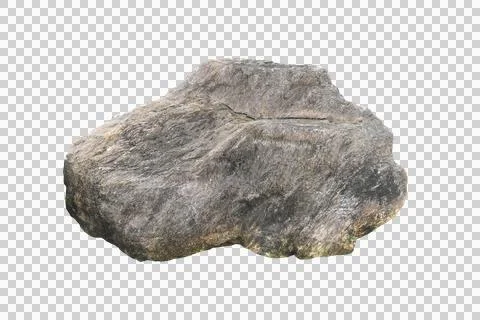 Rock isolated transparency background.. Stock Photos
