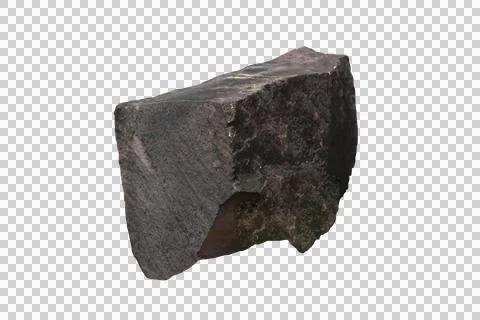 Rock isolated transparency background. Stock Photos