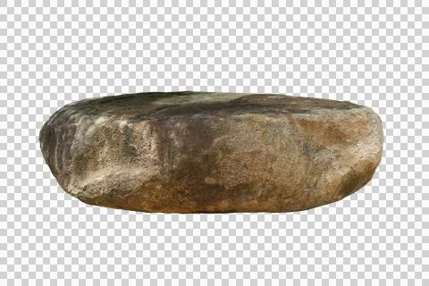 Rock isolated transparency background.. Stock Photos