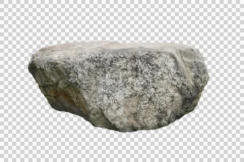 Rock isolated transparency background.. Stock-Fotos