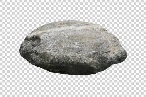 Rock isolated transparency background.. Stock Photos