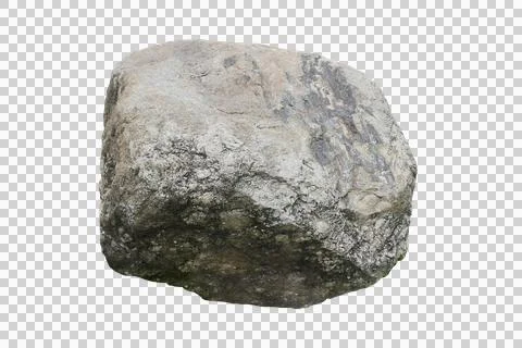Rock isolated transparency background.. Stock Photos