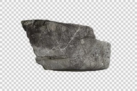 Rock isolated transparency background. Stock Photos