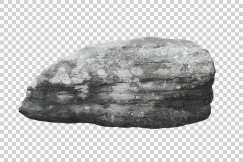 Rock isolated transparency background. 写真素材