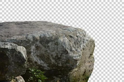 Rock isolated transparency background. 写真素材