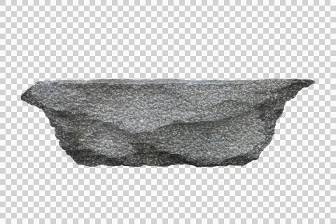 Rock isolated transparency background. Stock-Fotos