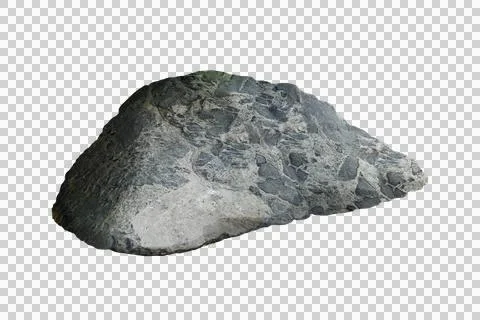 Rock isolated transparency background. 스톡 사진