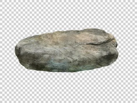 Rock isolated transparency background. Stock-Fotos