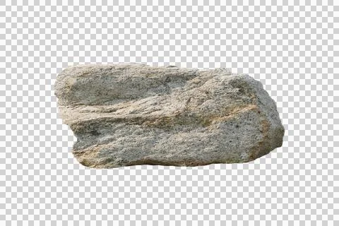 Rock isolated transparency background. Stock Photos