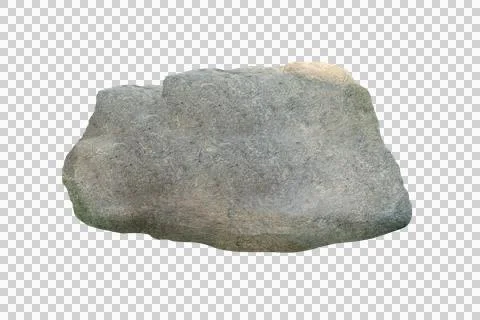 Rock isolated transparency background. Stock Photos