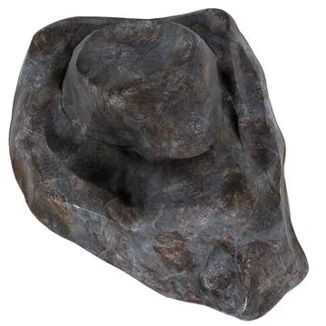 Rock isolated on white background Stock Illustration