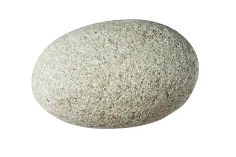 Rock isolated on white background Stock Photos