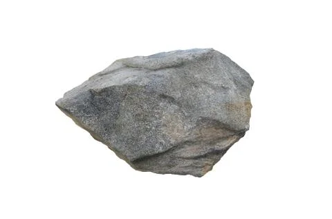 Rock isolated on white background 写真素材