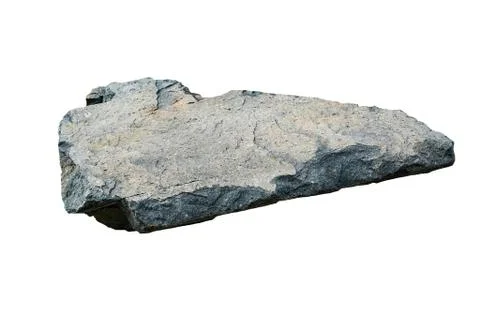 Rock isolated on white background Stock Photos