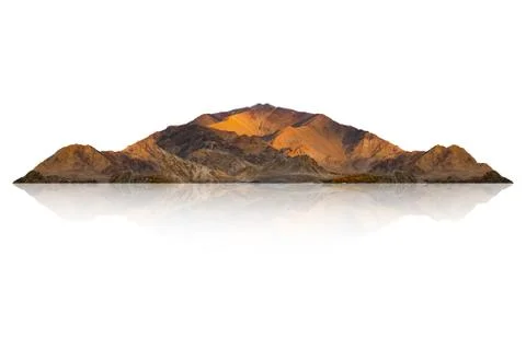 Rock isolated on white background Foto stock