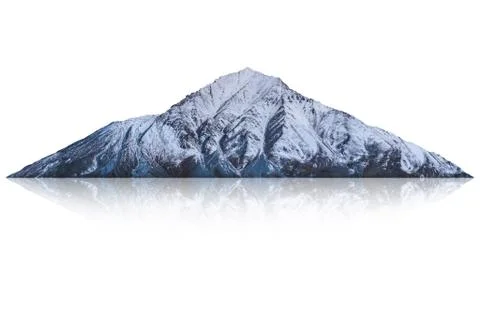 Rock isolated on white background Stock Photos