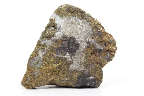 Rock Isolated on White Background Stock Photos