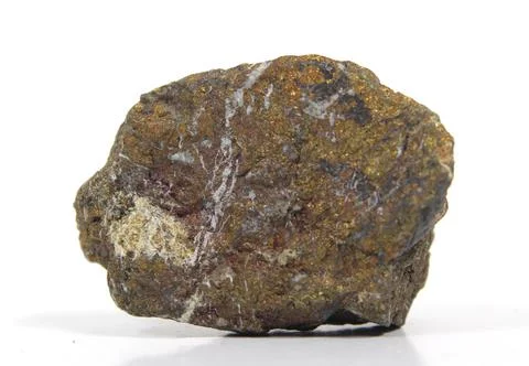 Rock Isolated on White Background Stock Photos