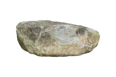 Rock isolated on white background Stock Photos