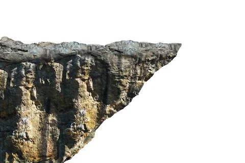 Rock isolated on white background.. Stock Photos