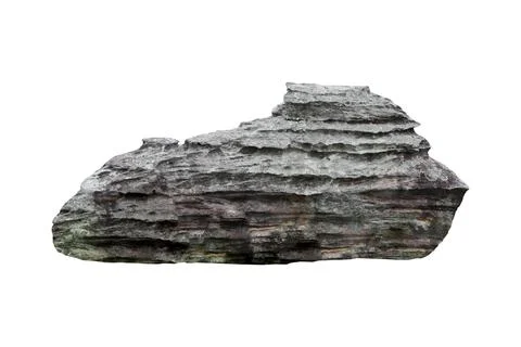 Rock isolated on white background.. Stock Photos