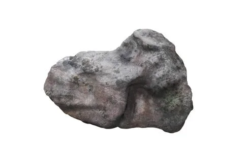 Rock isolated on white background.. Stock Photos