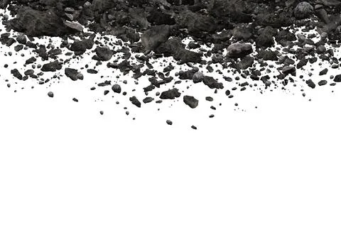 Rock isolated on white background.. Stock Photos
