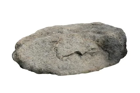 . rock isolated on white background.. Stock Photos