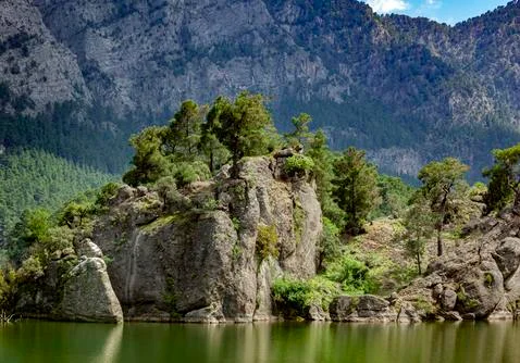 Rock landscape in Turkey Stock Photos