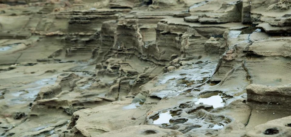 Rock Layers, closeup Stock Photos
